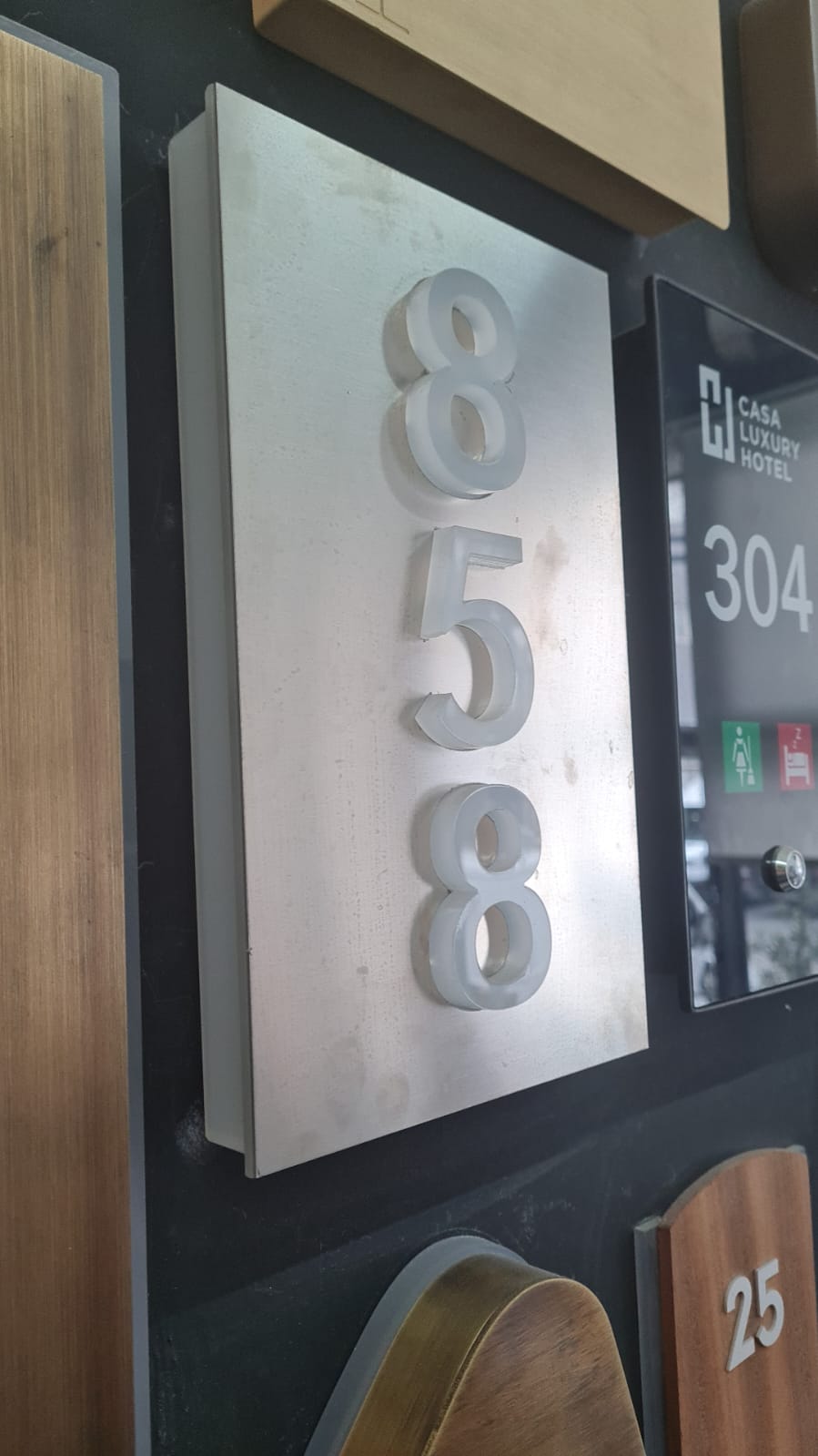 Özel Üretim Işıklı Oda Numarası