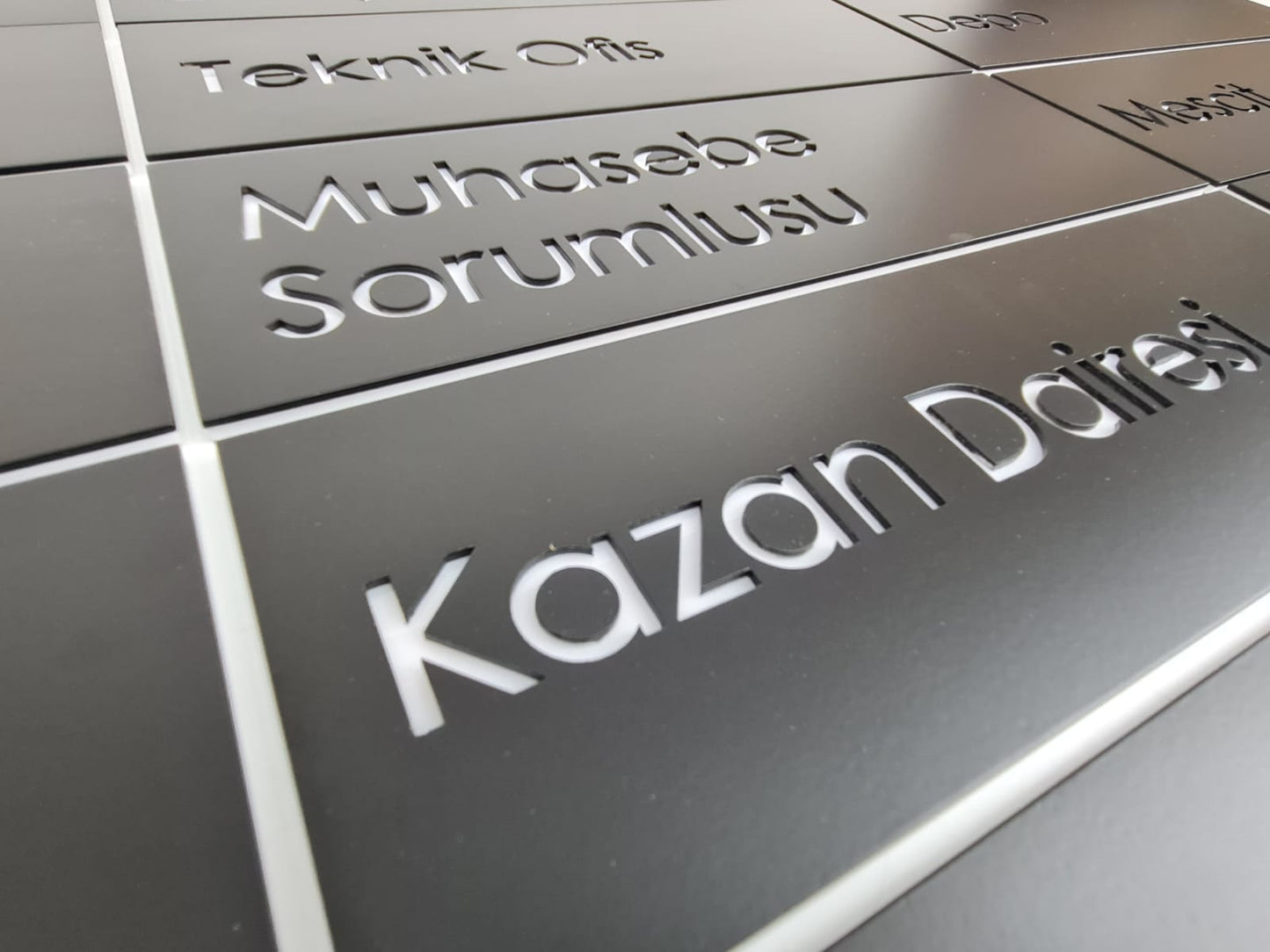 Özel Sipariş Mahal Yazıları ve Piktogram