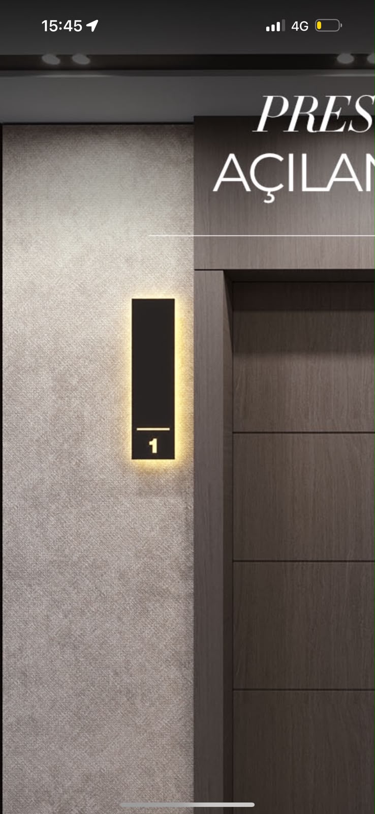 Işıklı Otel Oda Numarası | Logo Baskılı Dekupe Kapı Tabelası