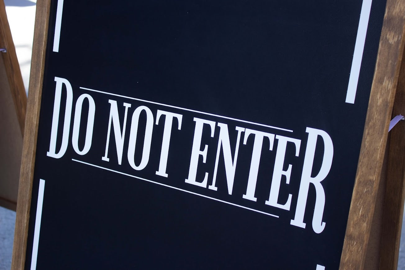 Kafe ve butik önlerinde kullanıma uygun tabela modeli