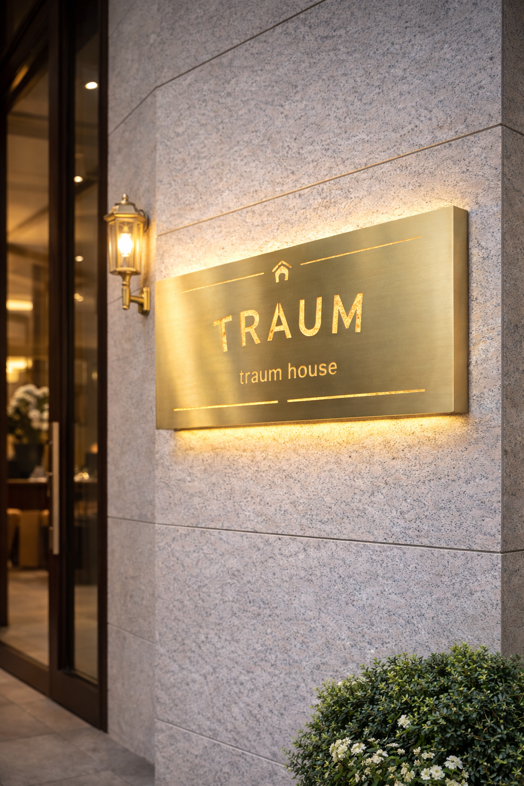 CNC dekupe kesim pirinç tabela detay görüntüsü