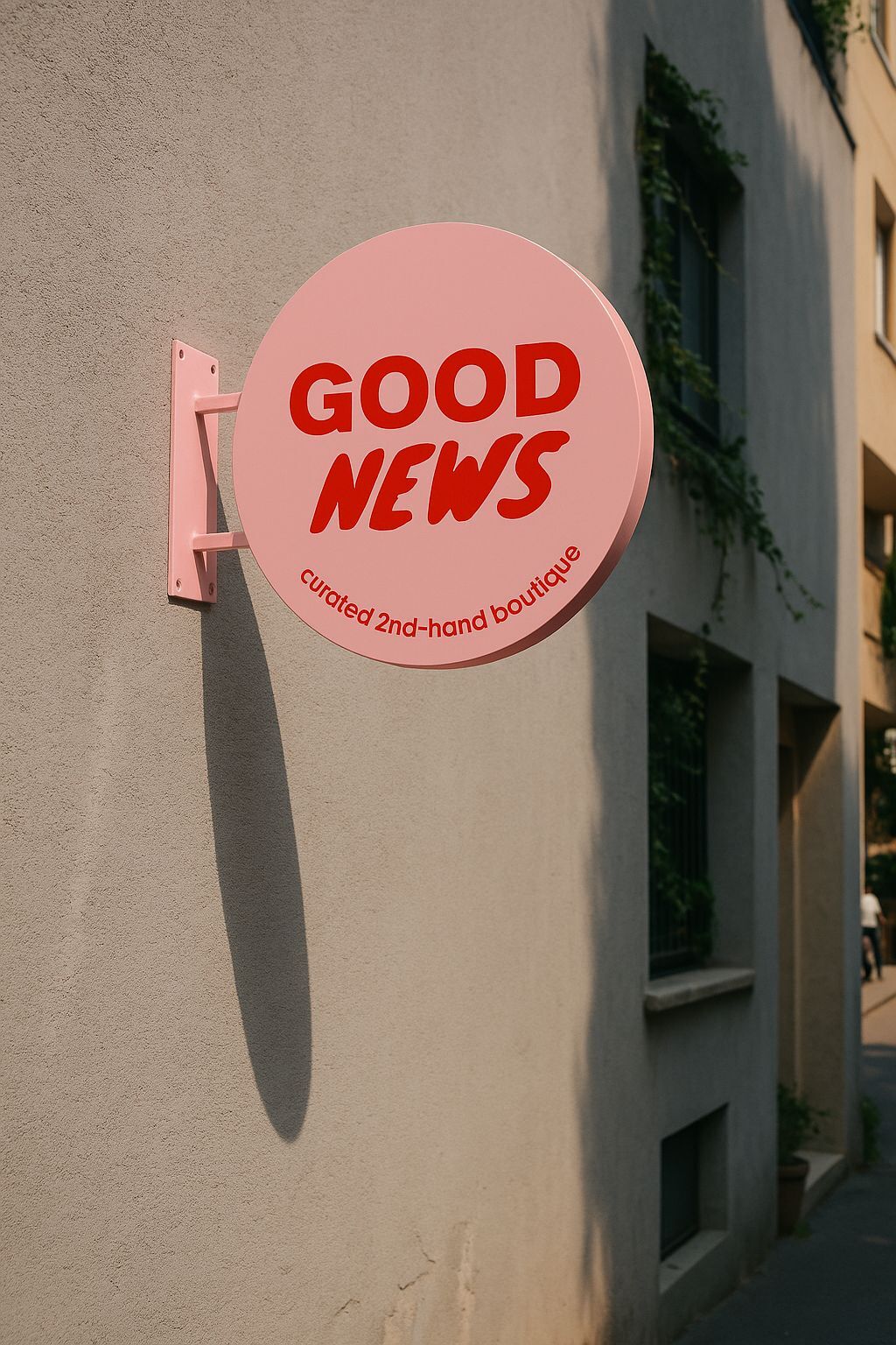 Özel renge boyanmış, duvar tipi giriş tabelası spa merkezi için hazırlanmış.