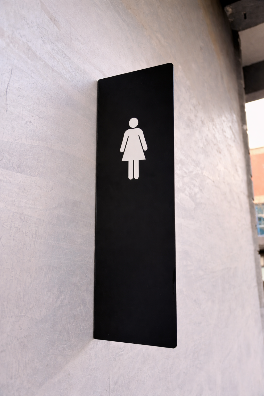 Kafe ve restoranlar için folyo kaplama Bay Bayan WC tabelası minimalist tasarım duvar montajlı