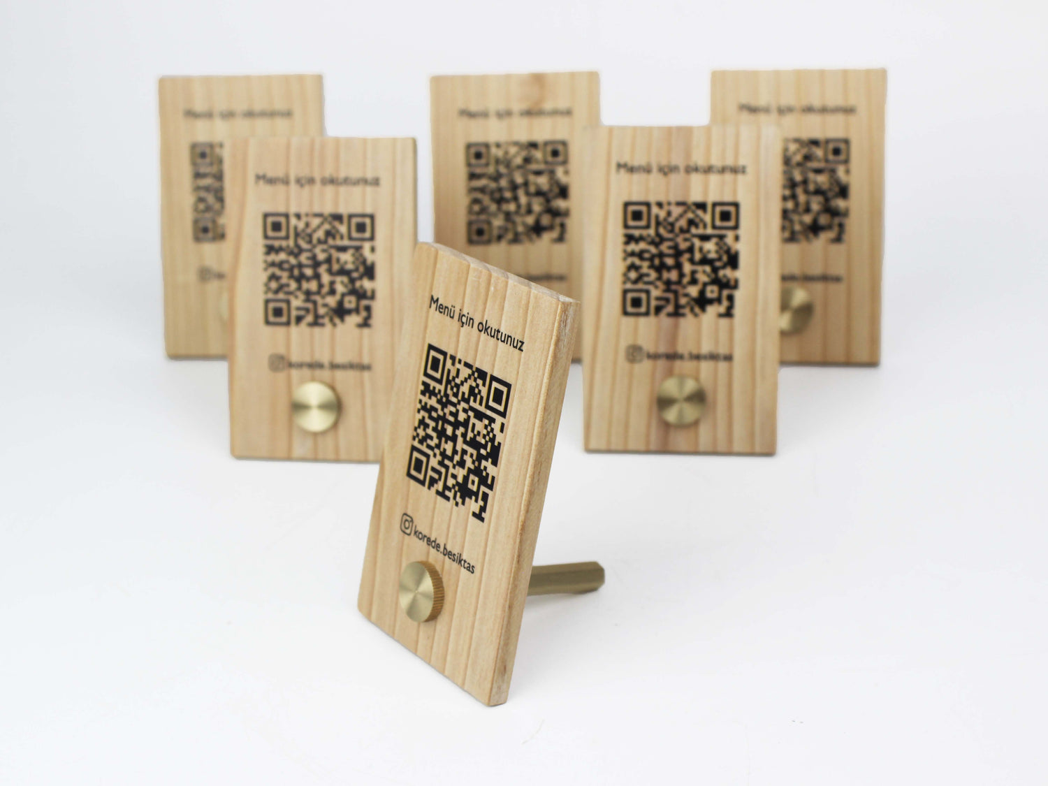 QR Kod Menü Standları