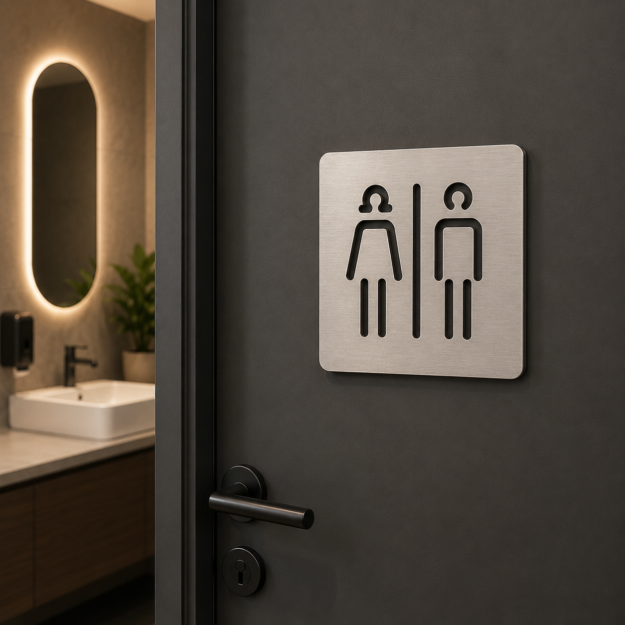 Bay Bayan Tuvalet Levhası | Otel, Restoran ve Kafeler İçin WC Tabelası