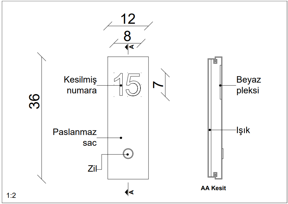 Özel Sipariş Oda Numarası