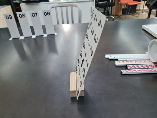 Özel Sipariş Ahşap Kağıt Standı