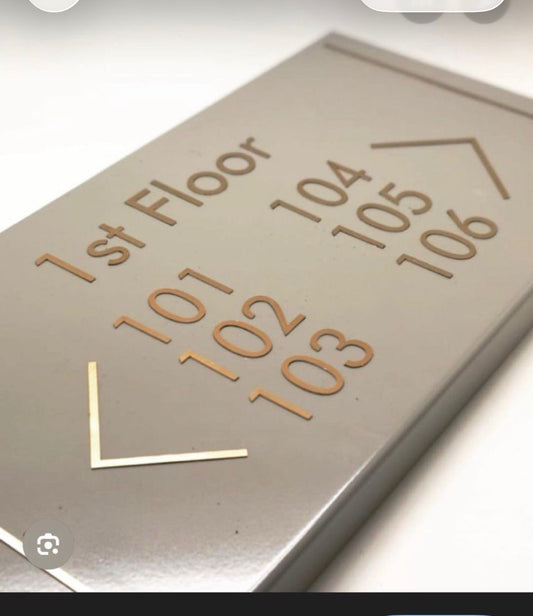 Özel Sipariş Oda Yönlendirme Tabelası