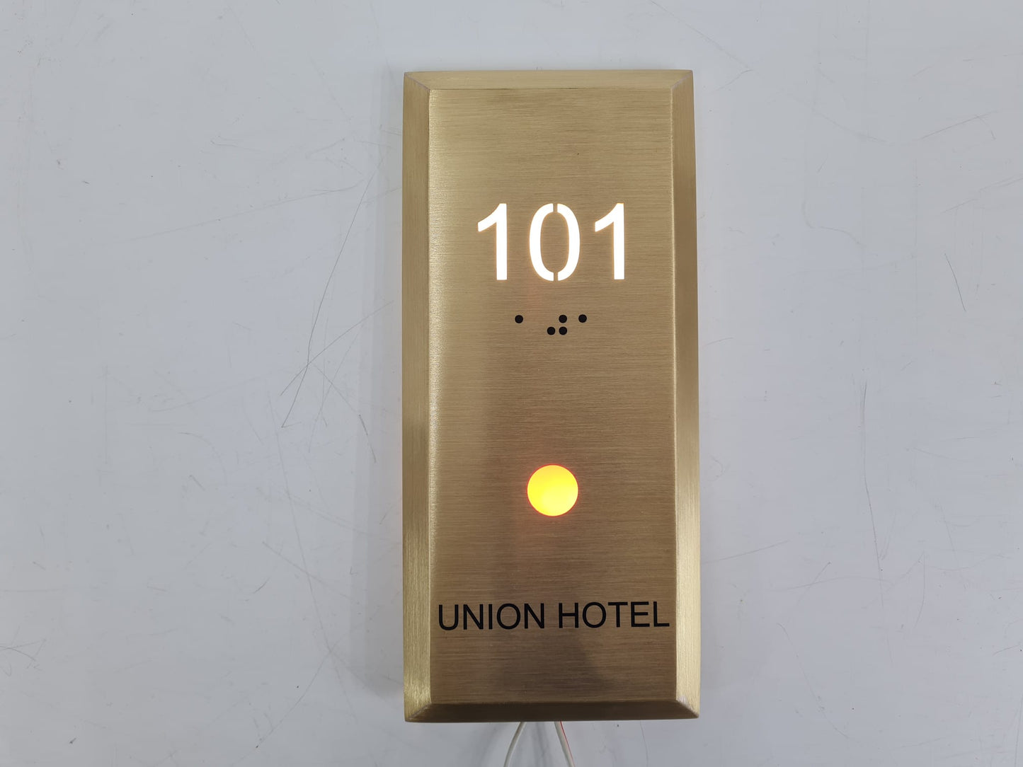Otel odaları için DND Rahatsız Etmeyin bağlantılı ışıklı durum göstergesi