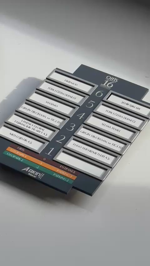 Bina yönetimleri için pratik asansör kat listesi çözümü